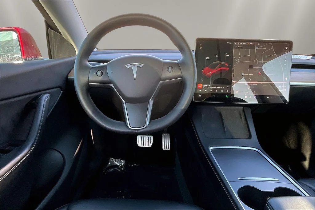 Used 2021 Red Multi-Coat Tesla Performance image 8