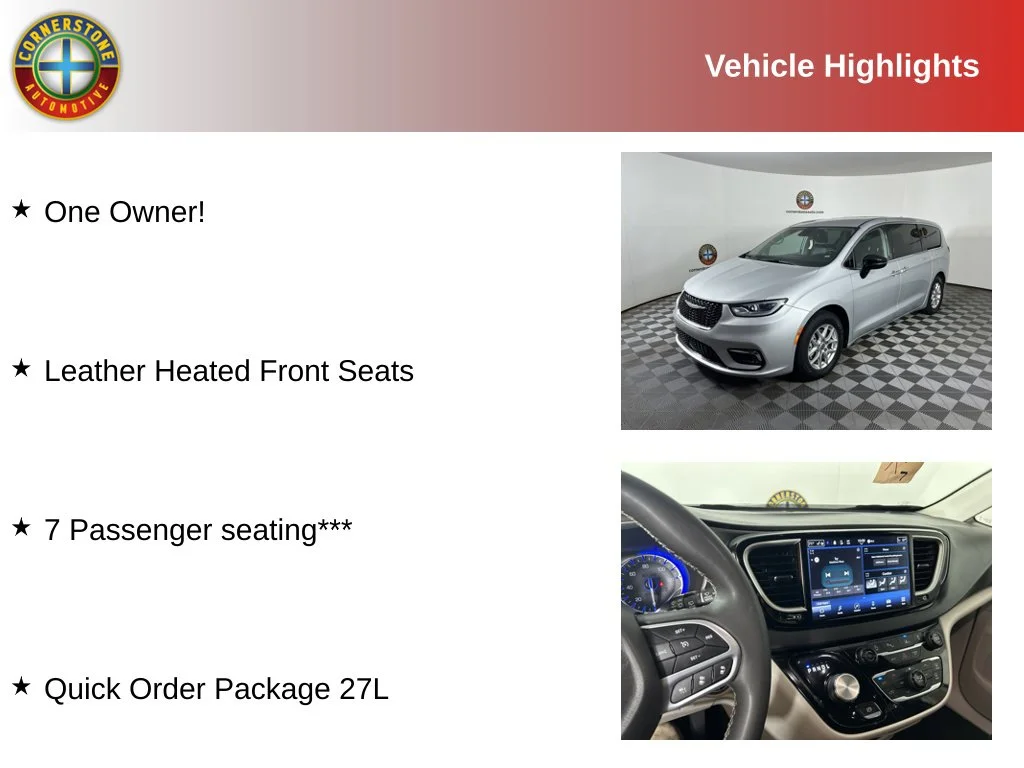 Used 2024 Chrysler Pacifica Touring L with VIN 2C4RC1BG5RR146069 for sale in Elk River, Minnesota