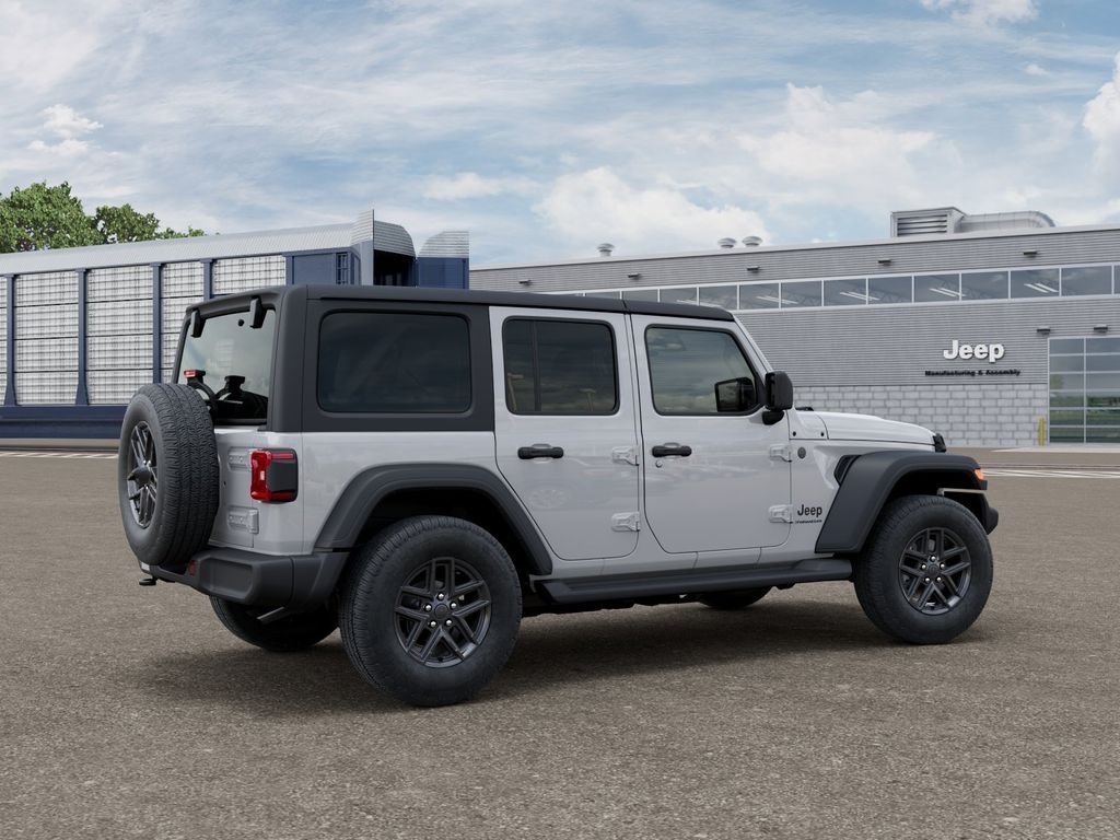 New 2026 Bright White Clear-Coat Exterior Paint Jeep Sport S image 4