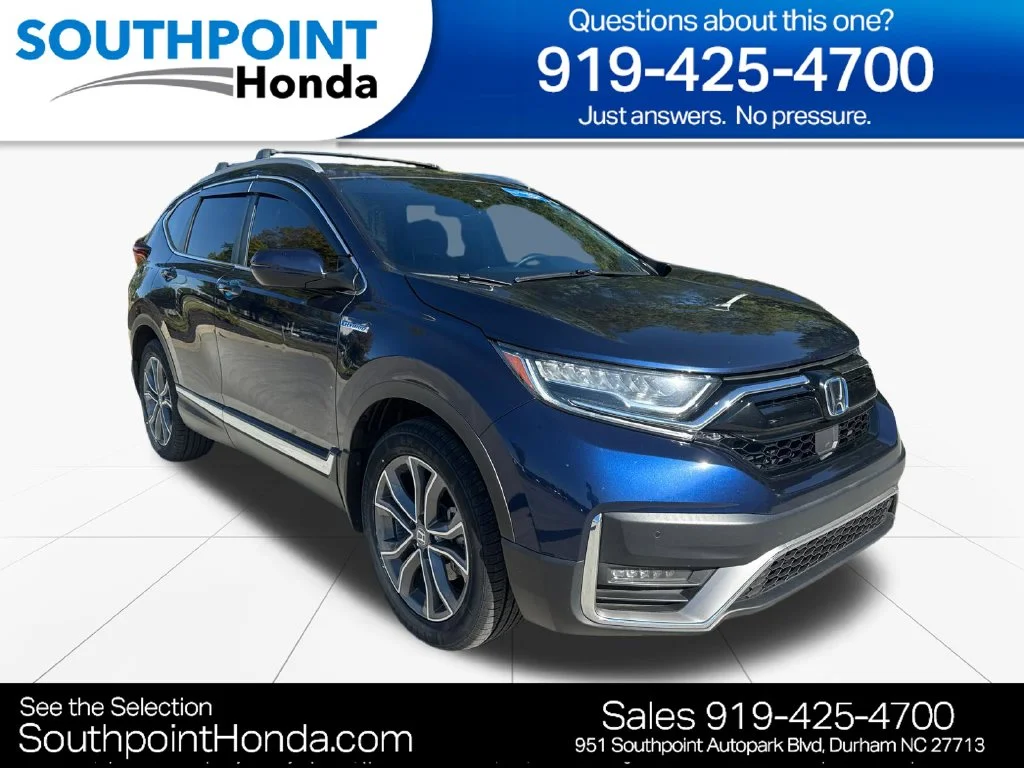 Certified Used 2022 Obsidian Blue Pearl Honda Touring image 1