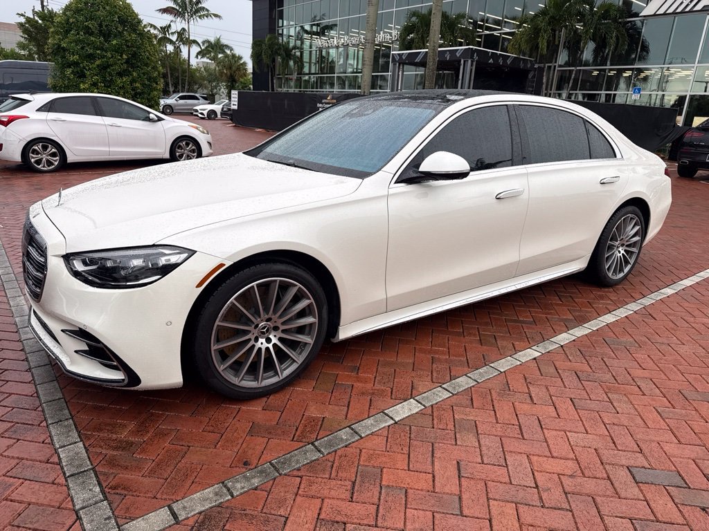 Certified Used 2023 White Mercedes-Benz S 500 image 2