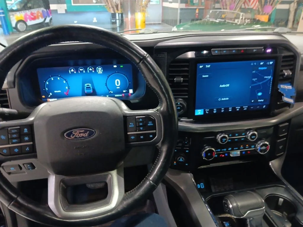 Certified Used 2024 Blue Metallic Ford Lariat image 4