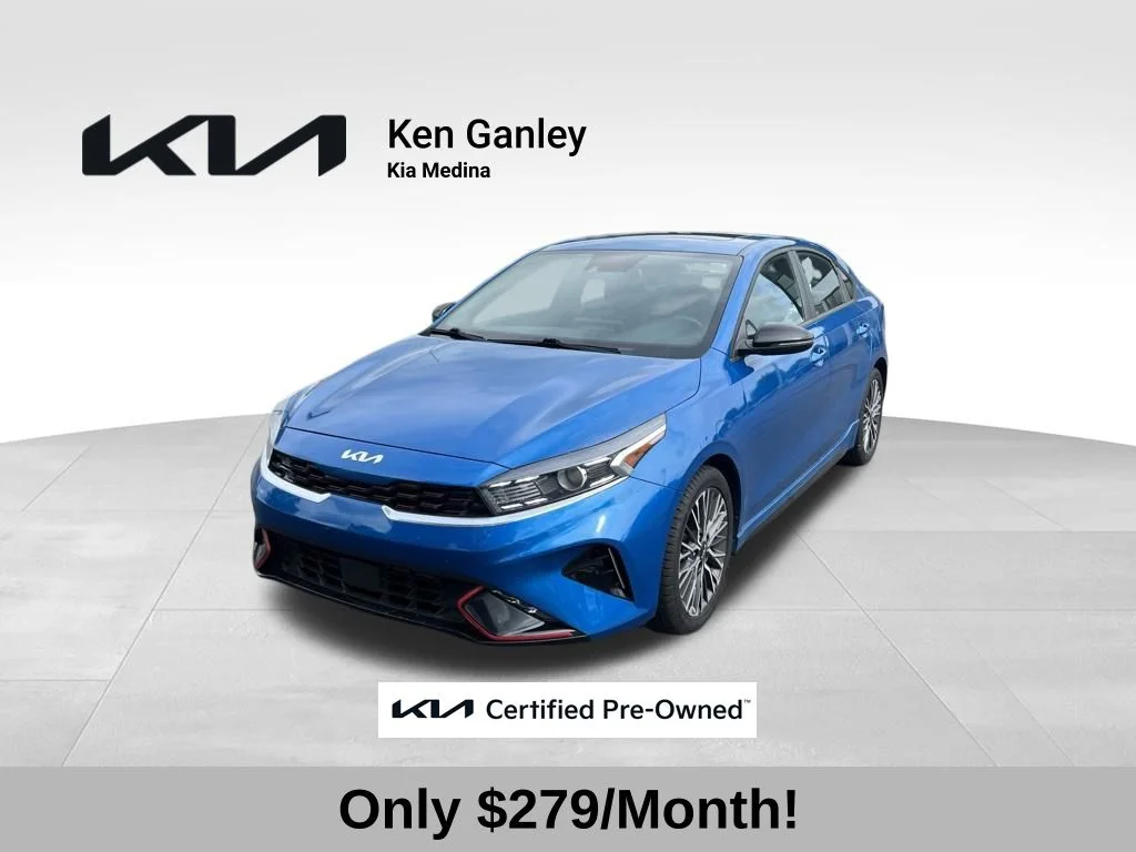 Certified Used 2022 Blue Kia GT-Line image 1