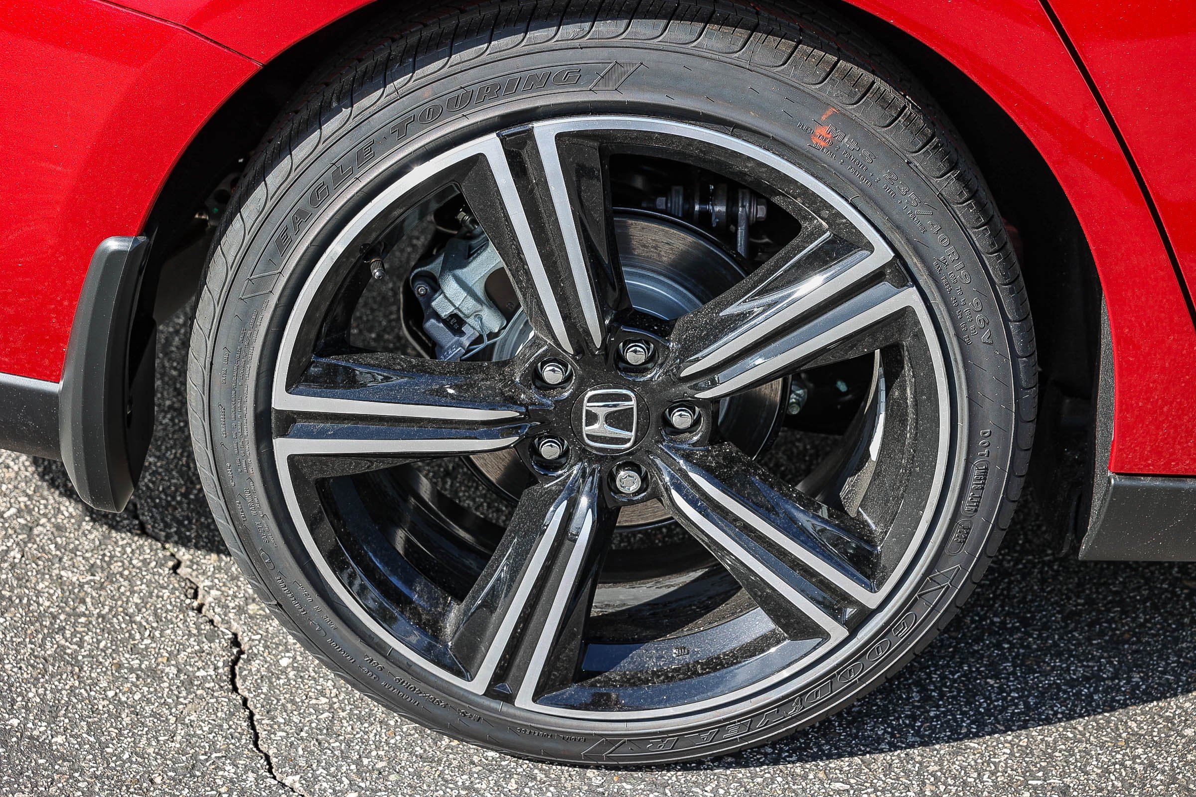 New 2026 Radiant Red Metallic Honda SE CVT image 9