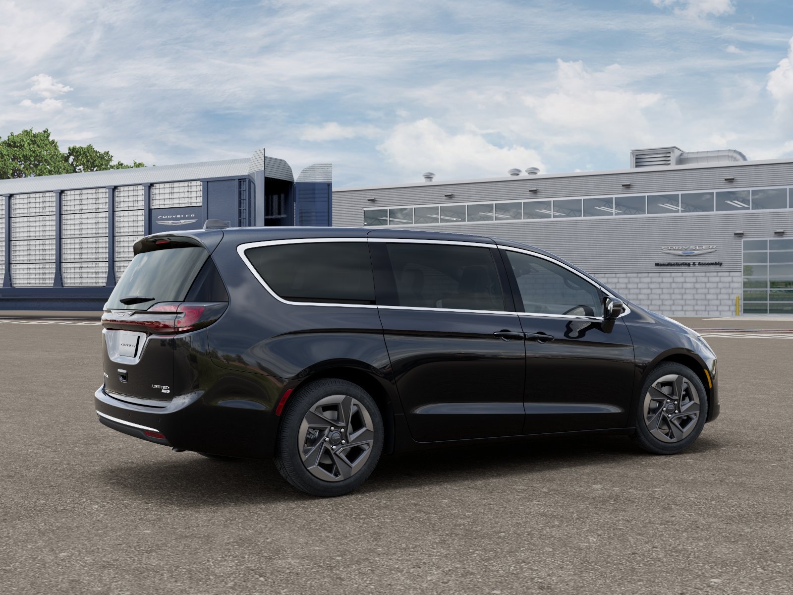 New 2027 Diamond Black Crystal Pearl-Coat Exterior Paint Chrysler Limited image 2