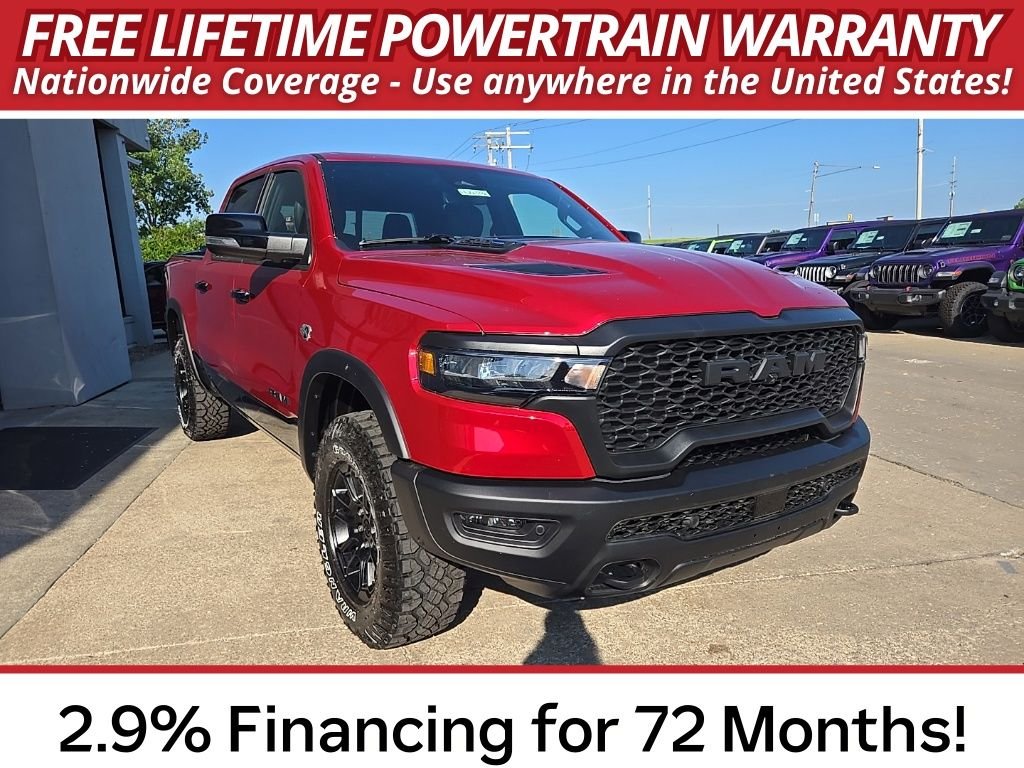 New 2026 Molten Red Pearl-Coat Exterior Paint RAM Rebel image 14
