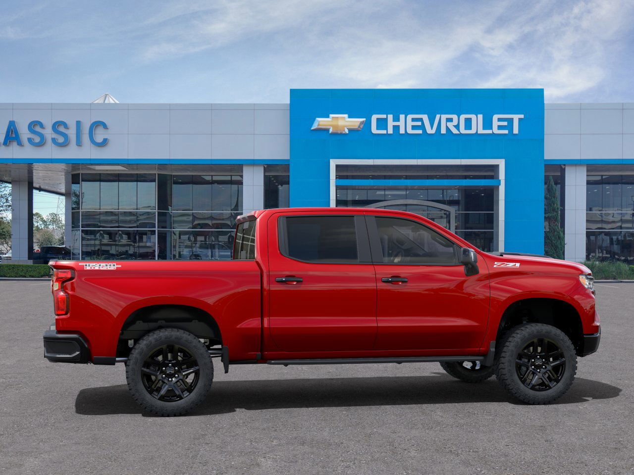 2025 Chevrolet Silverado 1500 LT Trail Boss Red at Classic Elite Chevrolet Hwy 6