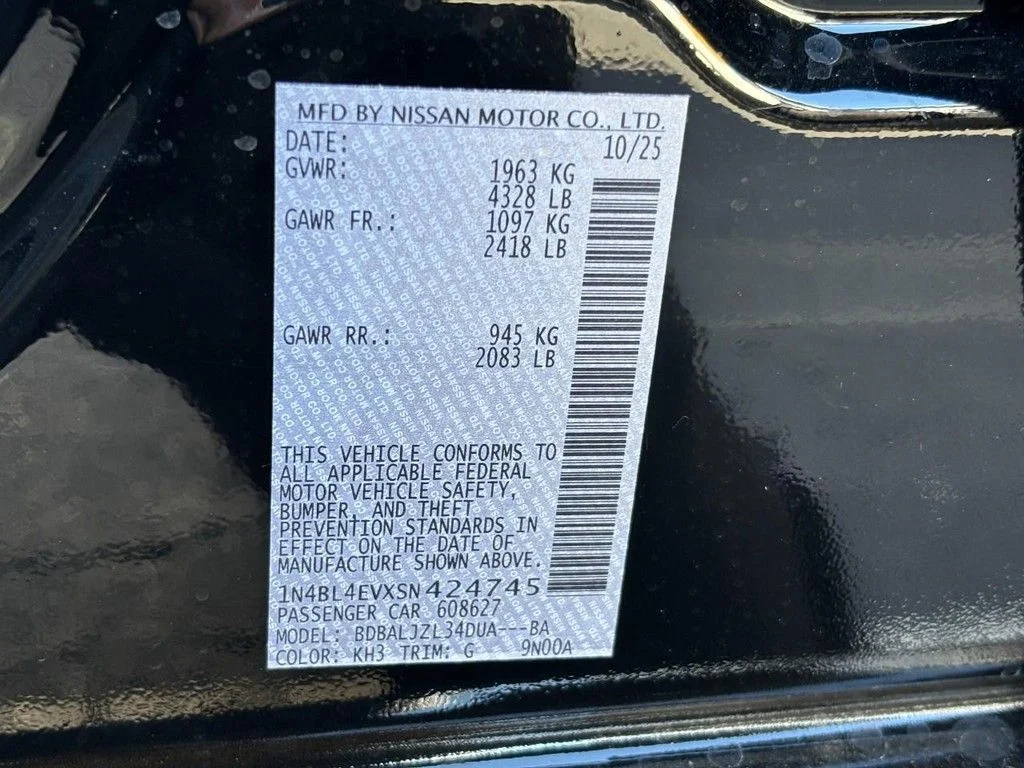 Certified Used 2025 Black Nissan 2.5 SL image 22