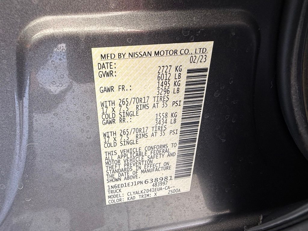 Used 2023 Gun Metallic Nissan PRO-X image 52