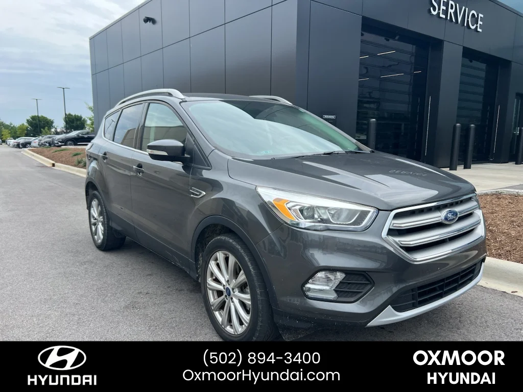 Used 2017 Magnetic Metallic Ford Titanium image 1