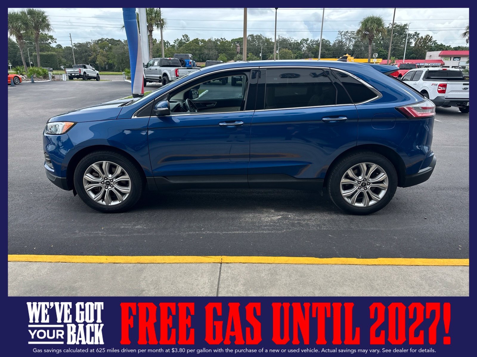 New 2023 Blue Ford Titanium image 7
