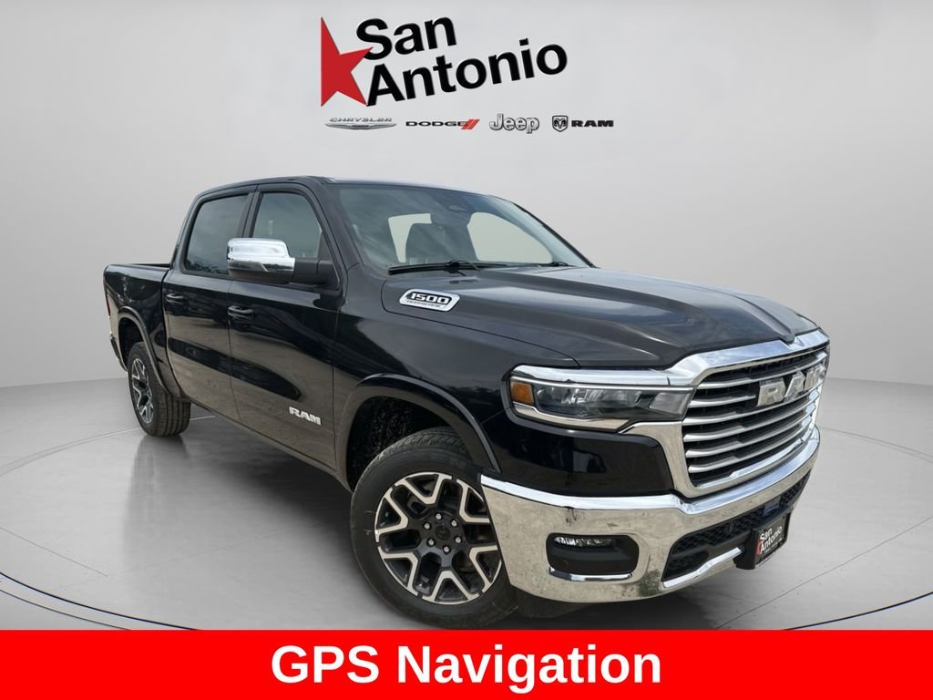 New 2026 Diamond Black Crystal Pearl-Coat Exterior Paint RAM Laramie image 2