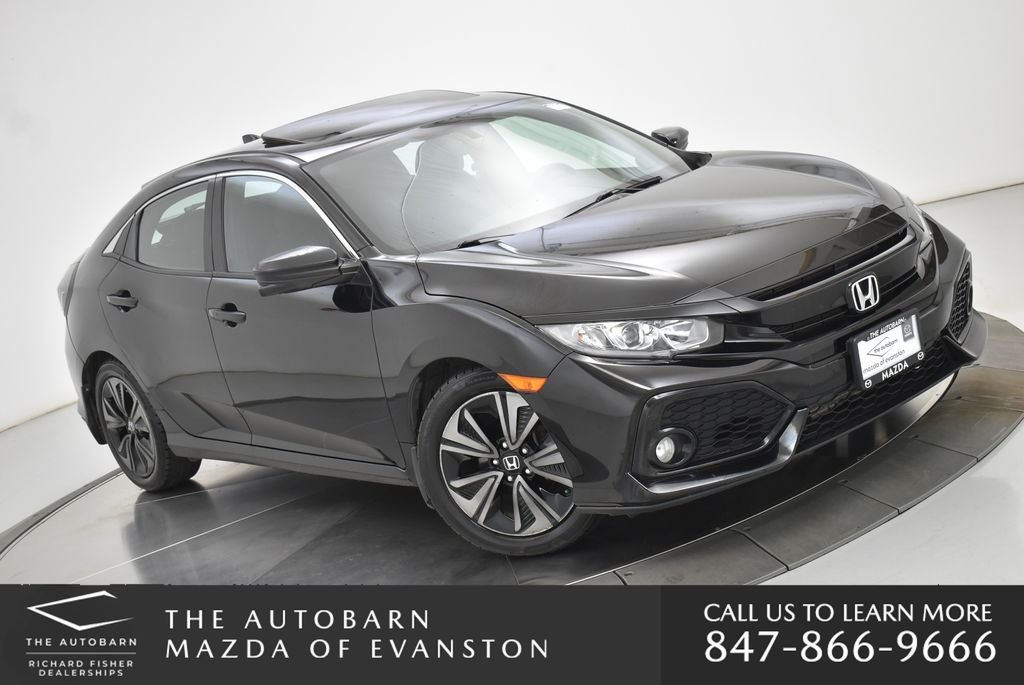 Used 2017 Honda Civic Hatchback EX with VIN SHHFK7H57HU210183 for sale in Evanston, IL
