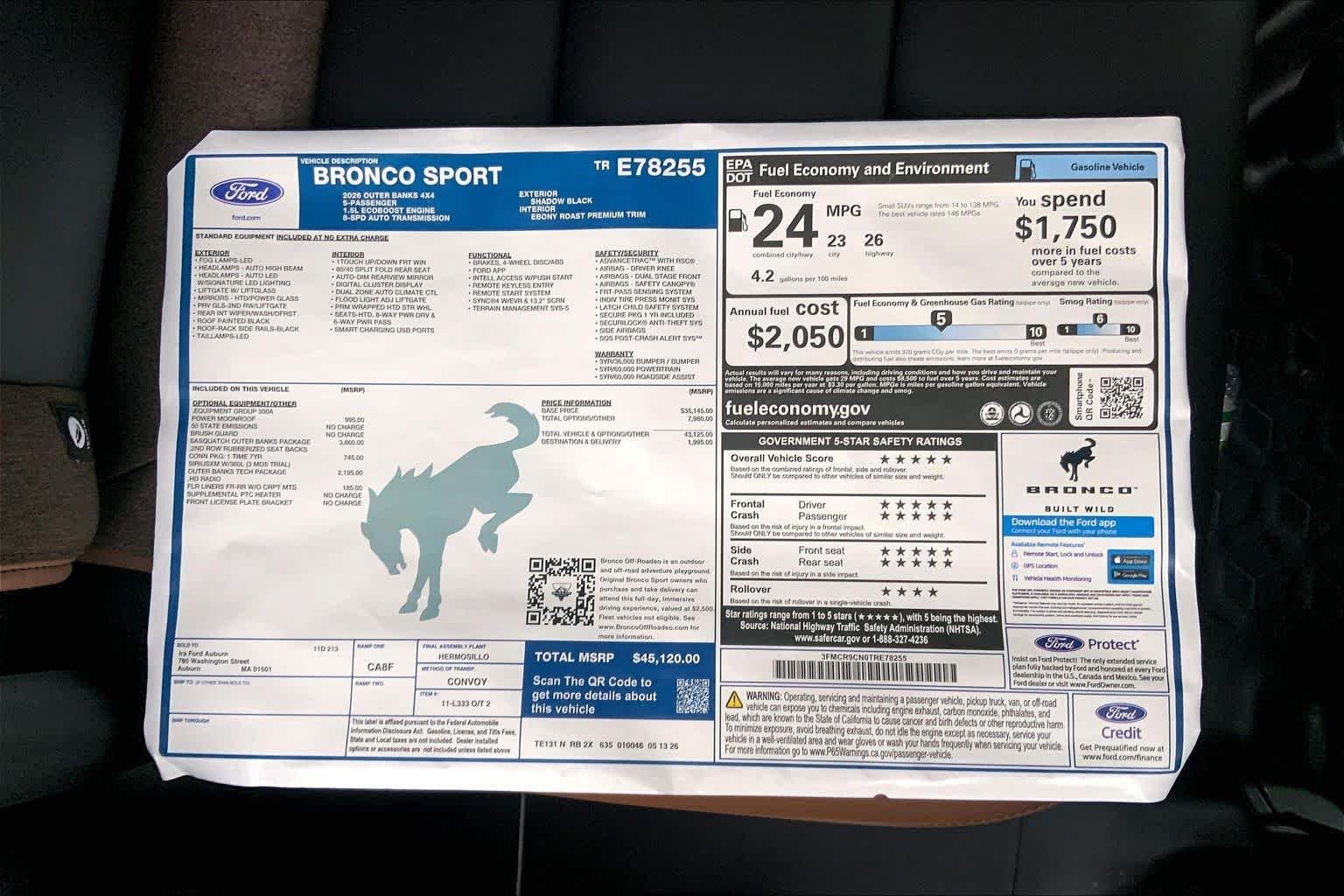 New 2026 Shadow Black Ford Outer Banks® image 18