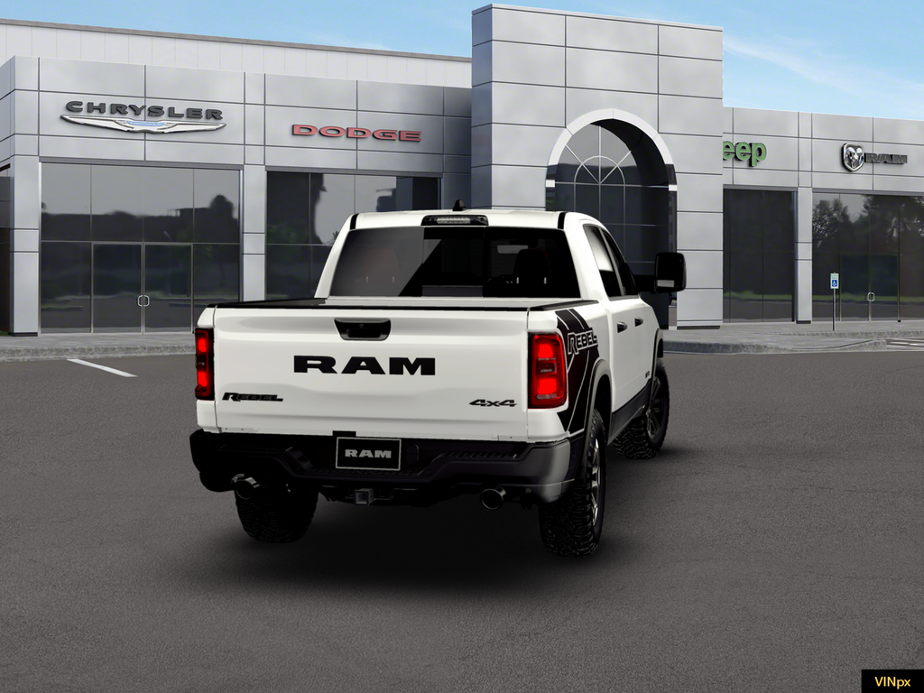 New 2026 Bright White Clear-Coat Exterior Paint RAM Rebel image 12