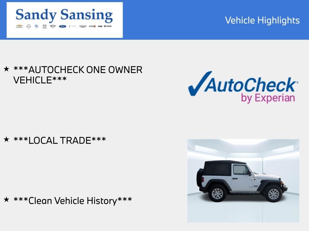 Used 2023 White Jeep Sport S image 7