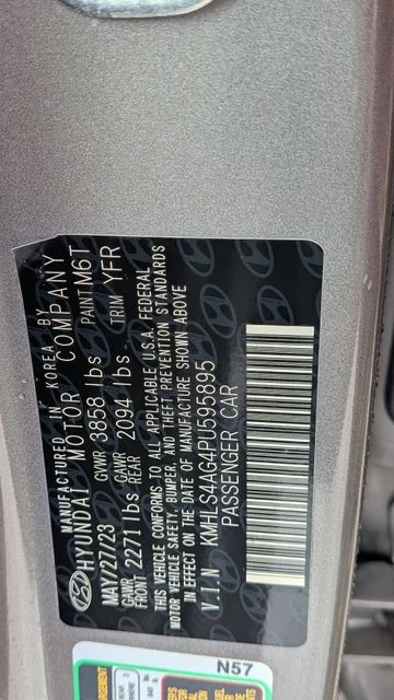 Certified Used 2023 Silver Hyundai SEL image 27
