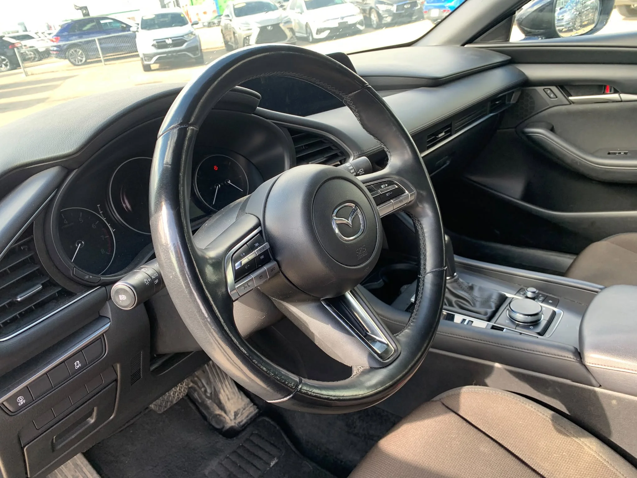 Used 2023 Jet Black Mica Mazda GS Auto*i-ACTIV AWD | Adaptive Cruise | Nav | Htd Seats | Htd Steering Wheel | Blind Spot Detection image 6