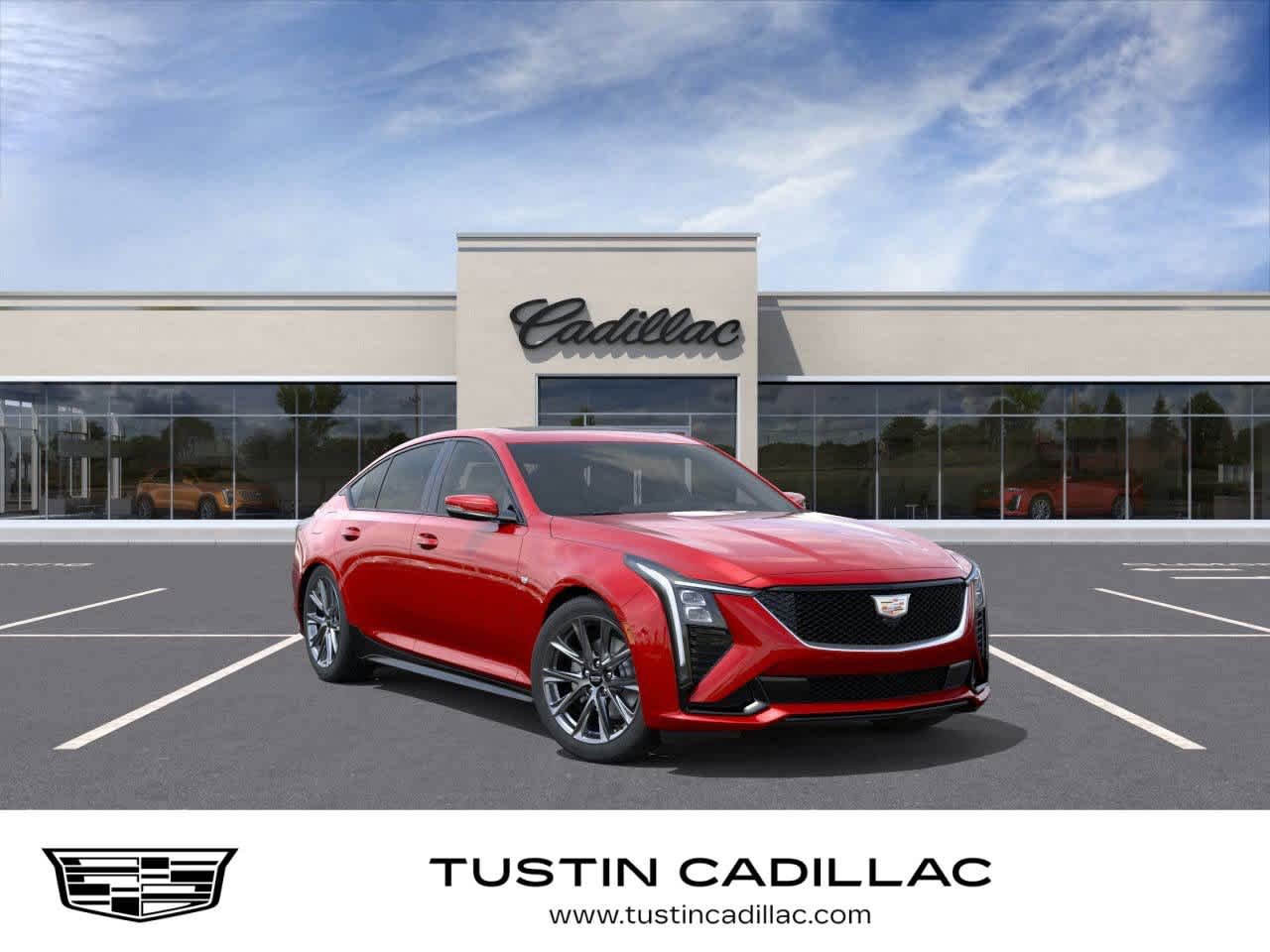 Radiant Red Tintcoat 2026 Cadillac CT5 Sport RWD Sedan Rear-Wheel Drive
