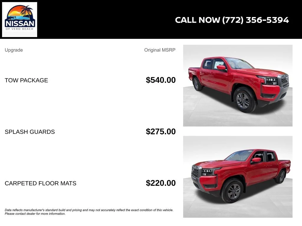 New 2026 Red Alert Nissan Crew Cab SV image 6