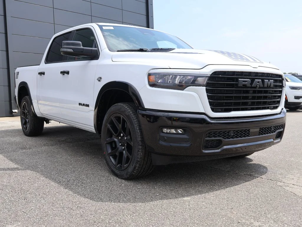 New 2026 Bright White Clear-Coat Exterior Paint RAM Laramie image 6