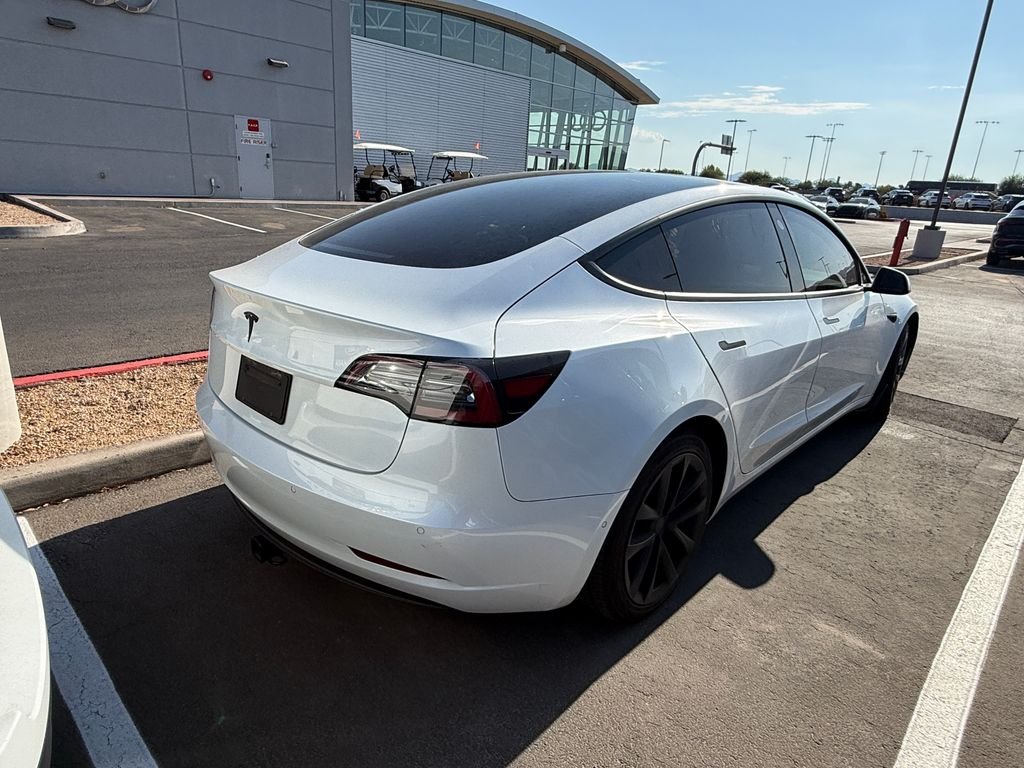 Used 2021 Pearl White Multi-Coat Tesla Standard Range Plus image 4