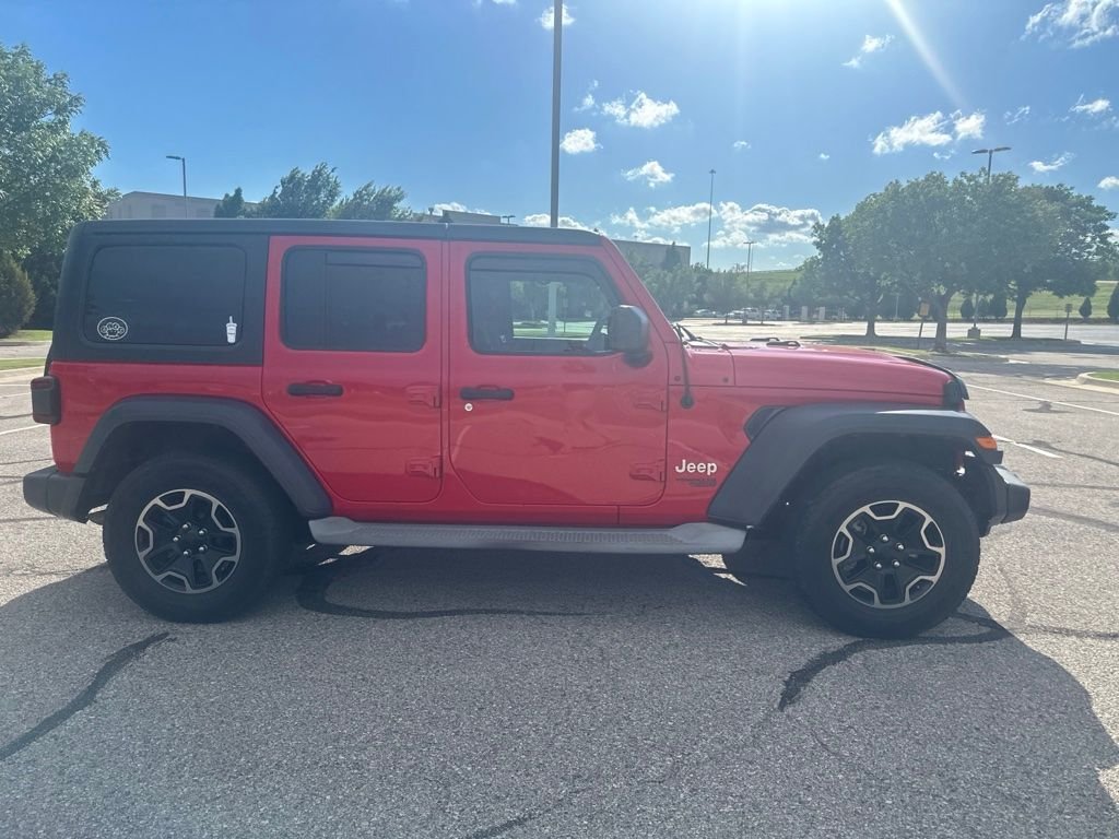 Used 2018 Red Jeep Unlimited Sport S image 4