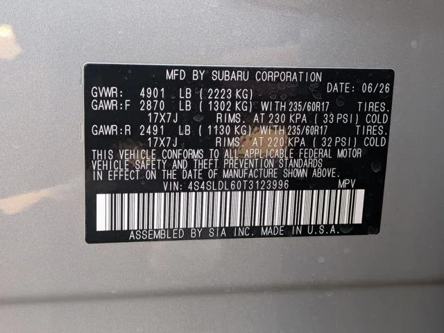 New 2026 RIVER ROCK PEARL Subaru Wilderness image 54