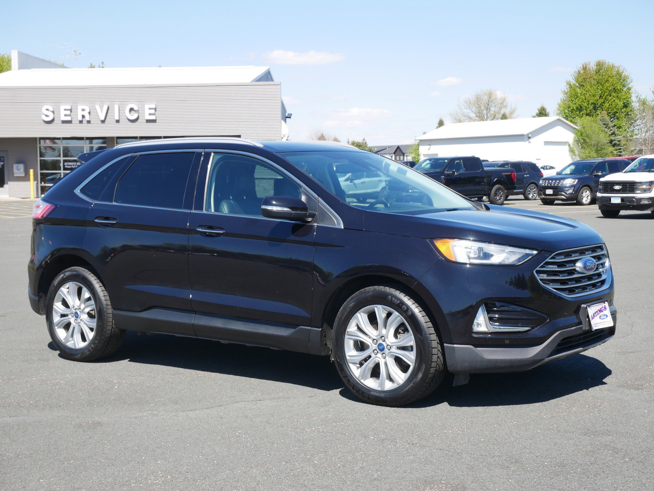 Used 2020 Black Ford Titanium image 7