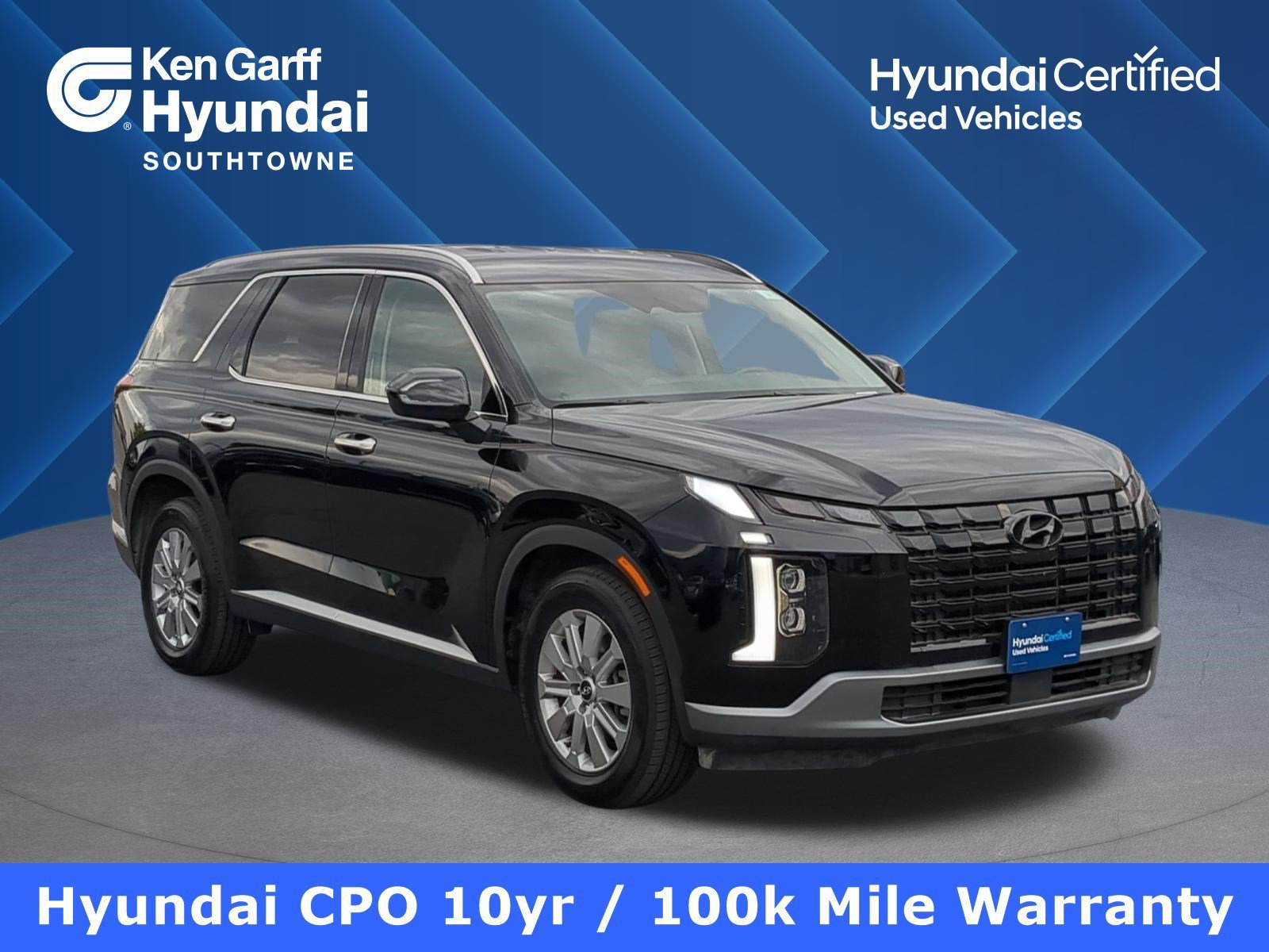 Used 2025 Abyss Black Pearl Hyundai SEL image 1