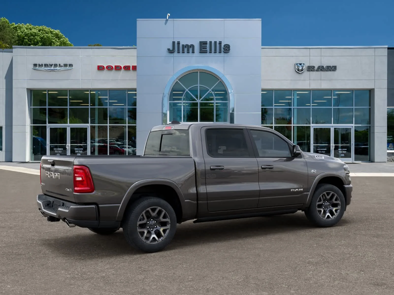 New 2026 Granite Crystal Metallic Clear-Coat Exterior Paint RAM Laramie image 4