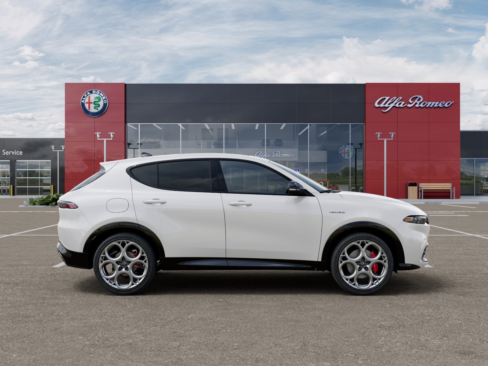 New 2025 Milano White Exterior Paint Alfa Romeo Base image 43