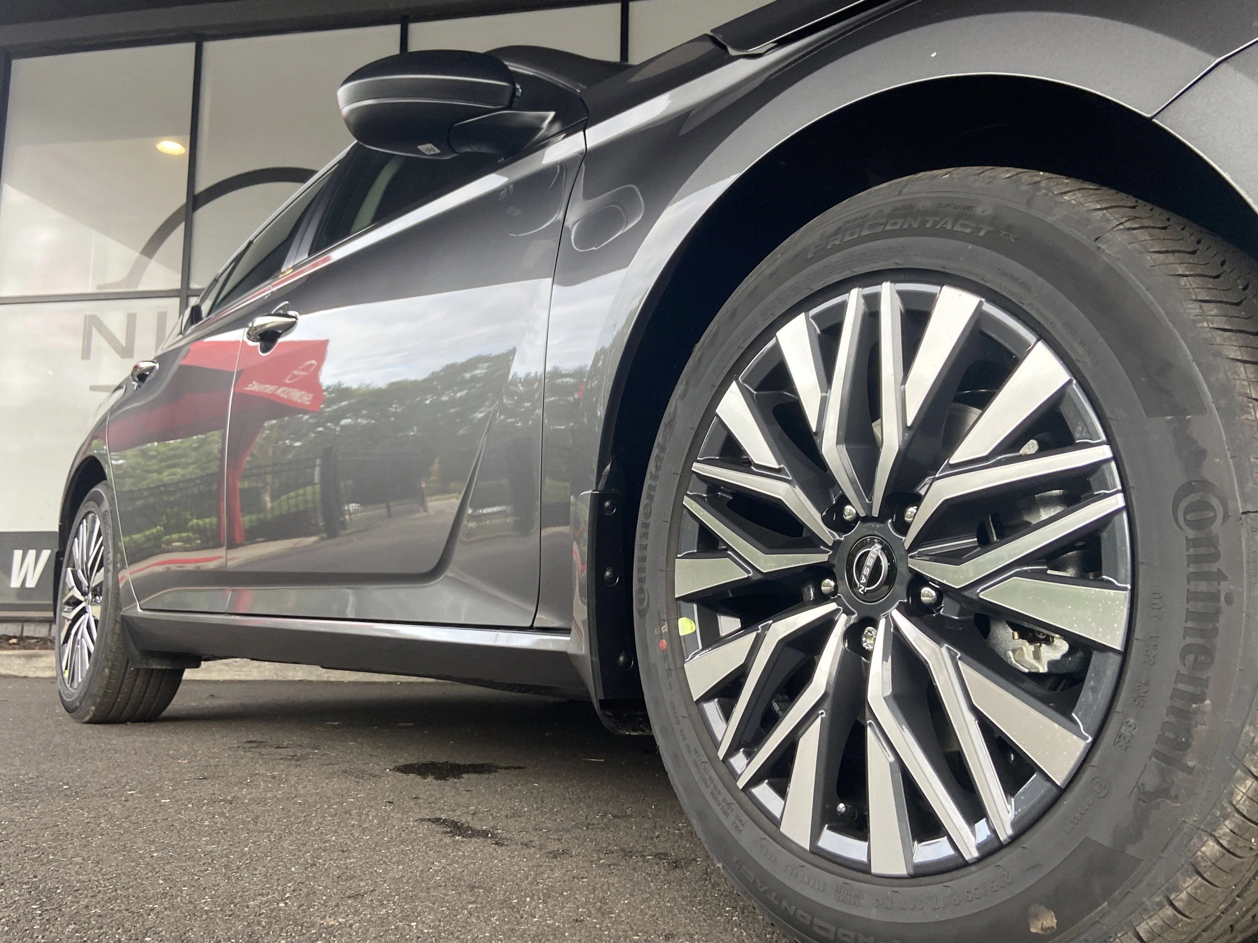 New 2026 Gun Metallic Nissan SV image 8