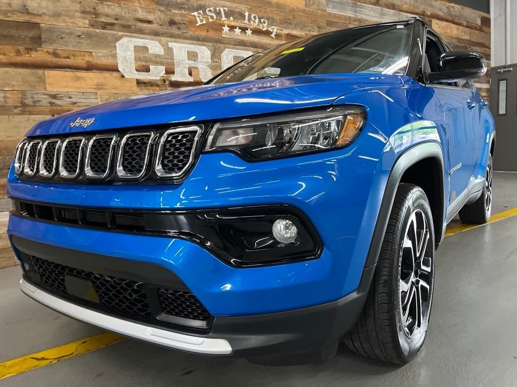 Used 2023 Laser Blue Jeep Limited image 3