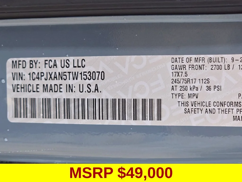 New 2026 Gray Jeep Sport S image 45