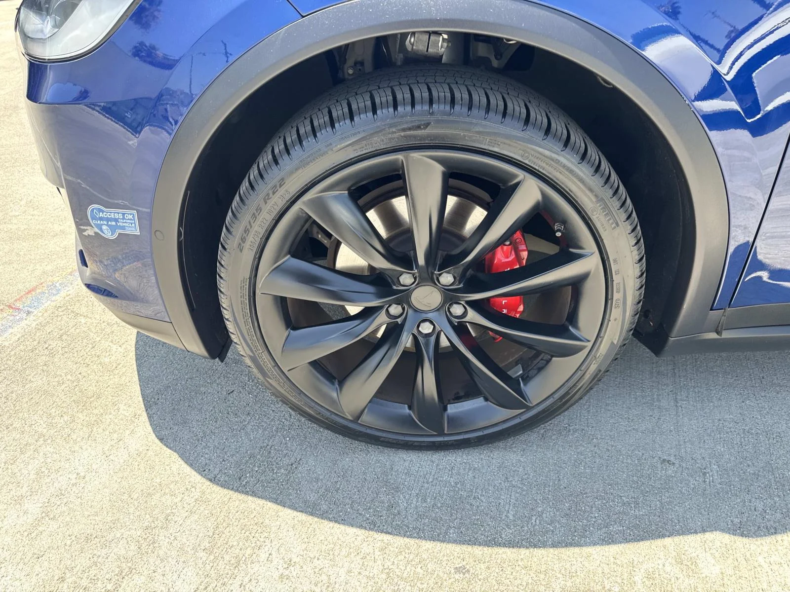 Used 2019 Deep Blue Metallic Tesla P100D AWD *Ltd Avail* image 6