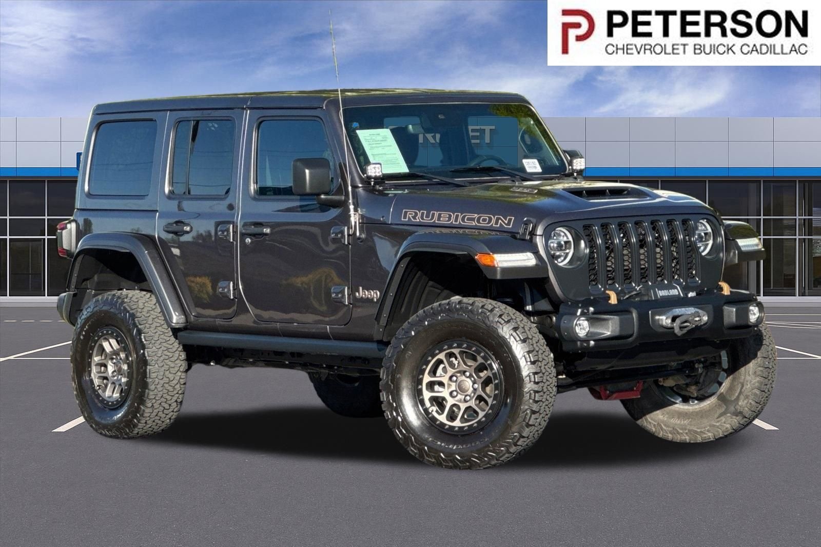 Used 2022 Gray Jeep Unlimited Rubicon 392 image 1