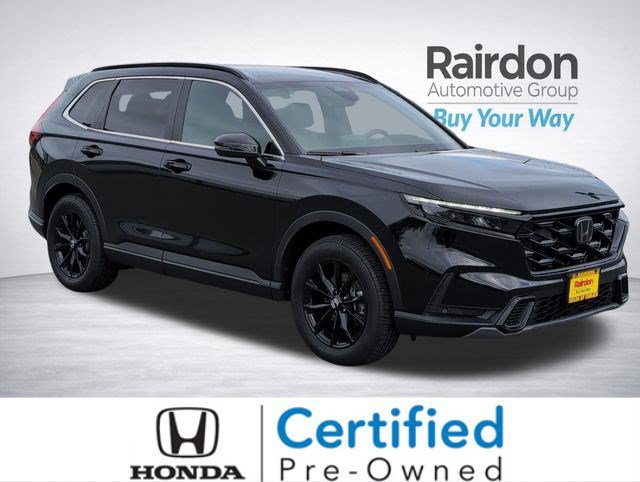 Certified Used 2025 Crystal Black Pearl Honda Sport-L image 1