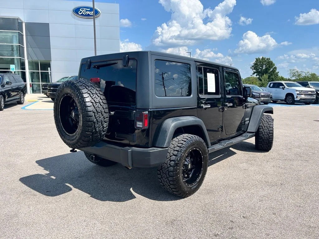 Used 2018 Black Jeep Unlimited Sport image 5