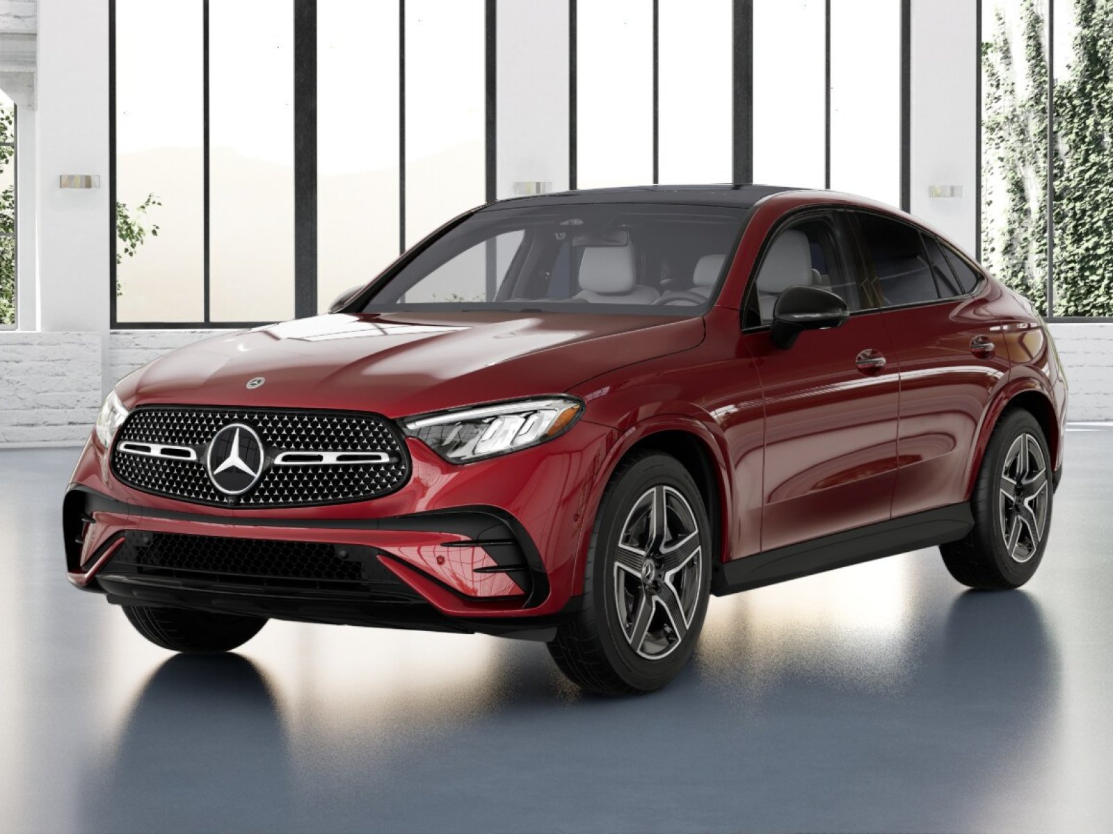 New 2027 MANUFAKTUR Patagonia Red Metallic Mercedes-Benz GLC 300 4MATIC® Coupe image 1