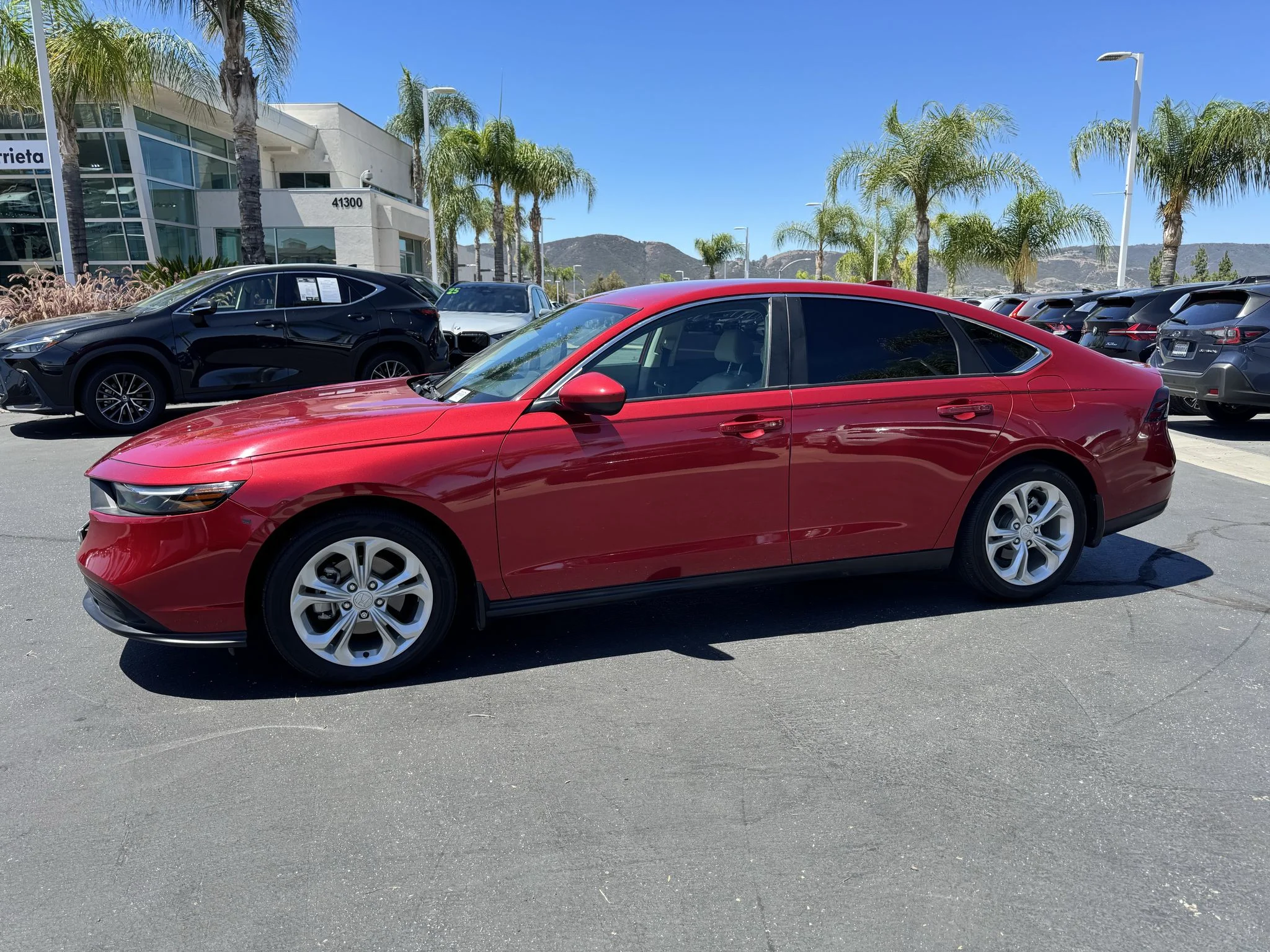 Used 2023 Radiant Red Metallic Honda LX image 5