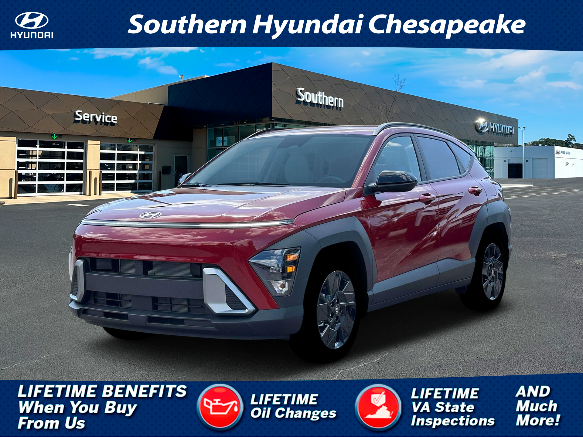 New 2026 Red Hyundai SEL Sport FWD image 1