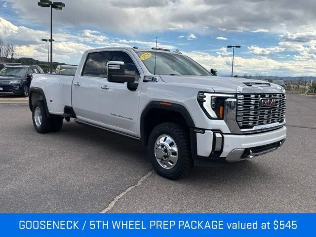 Certified Used 2024 White Frost Tricoat GMC Denali DRW image 9
