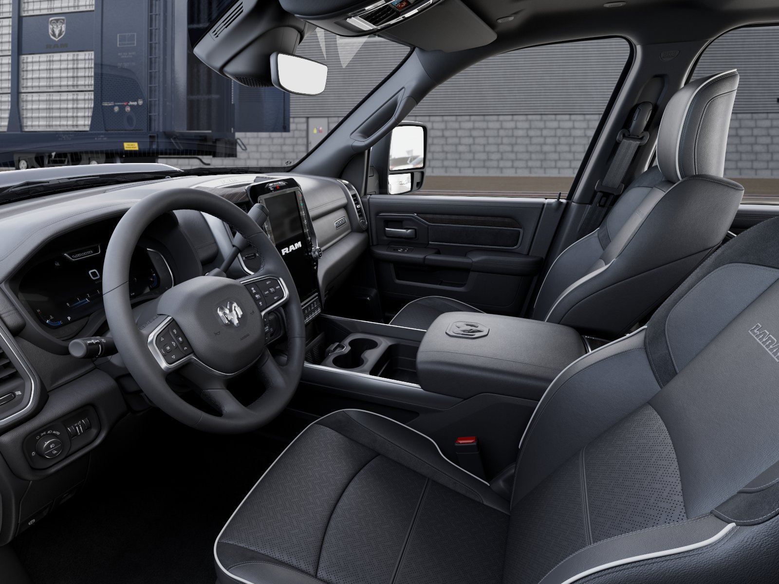 New 2026 Diamond Black Crystal Pearl-Coat Exterior Paint RAM LARAMIE image 22