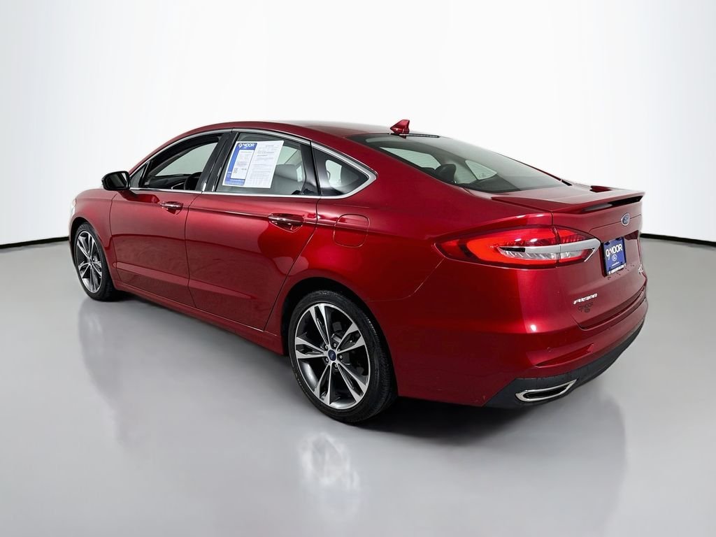 Used 2020 Rapid Red Metallic Tinted Clearcoat Ford Titanium image 5