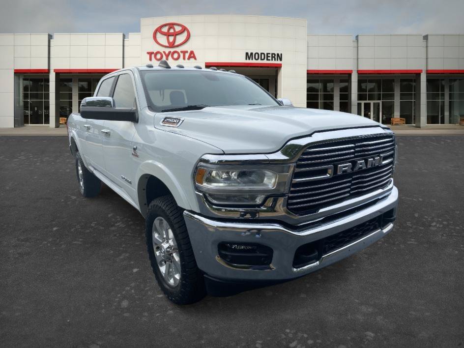 Used 2022 Bright White Clearcoat Ram Laramie image 3