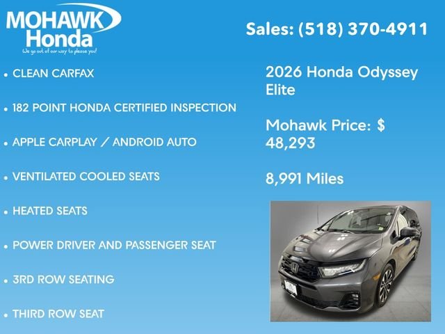 2026 Honda Odyssey Elite - Photo 16