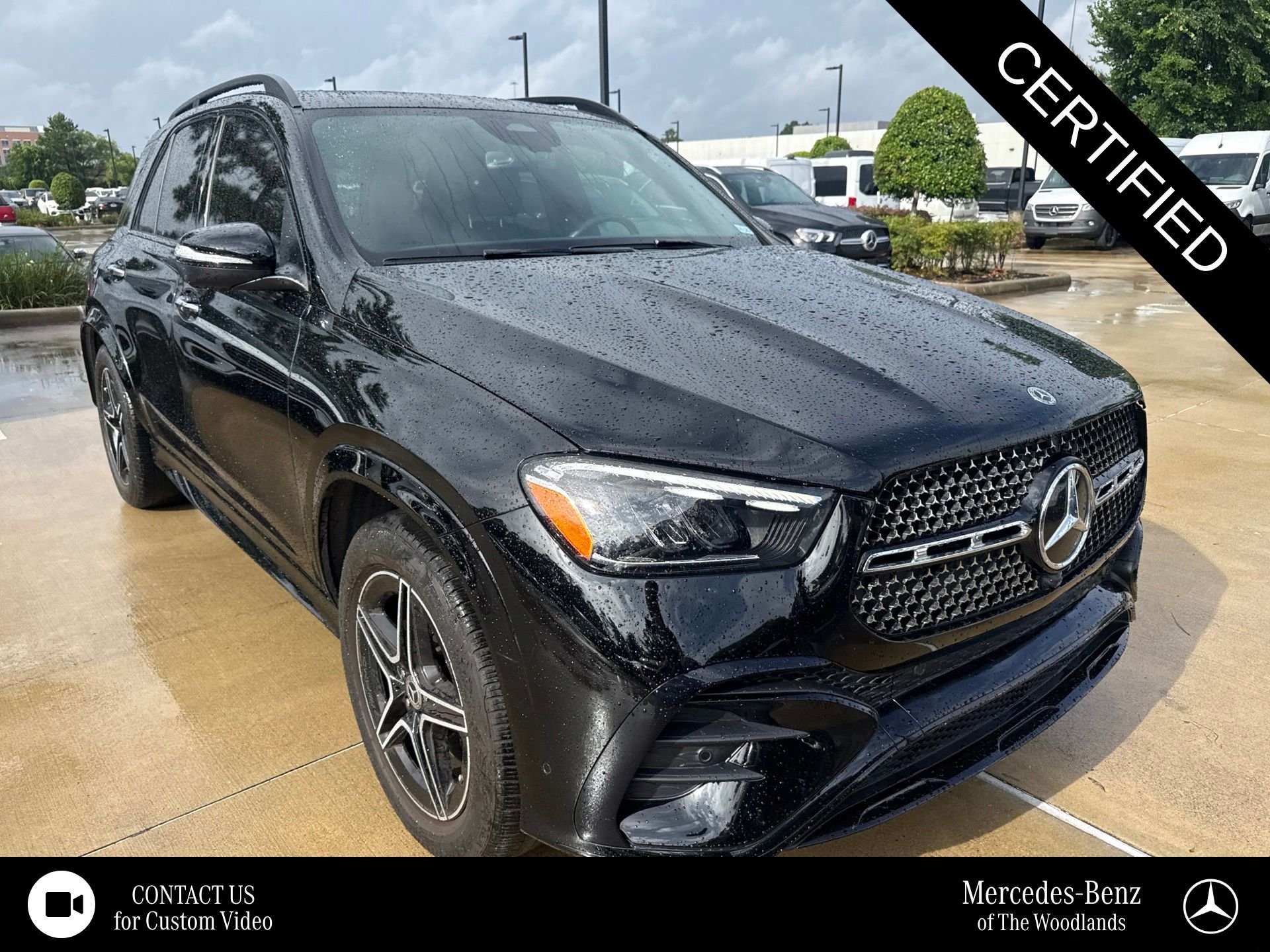 Certified Used 2024 Black Mercedes-Benz GLE 350 image 1