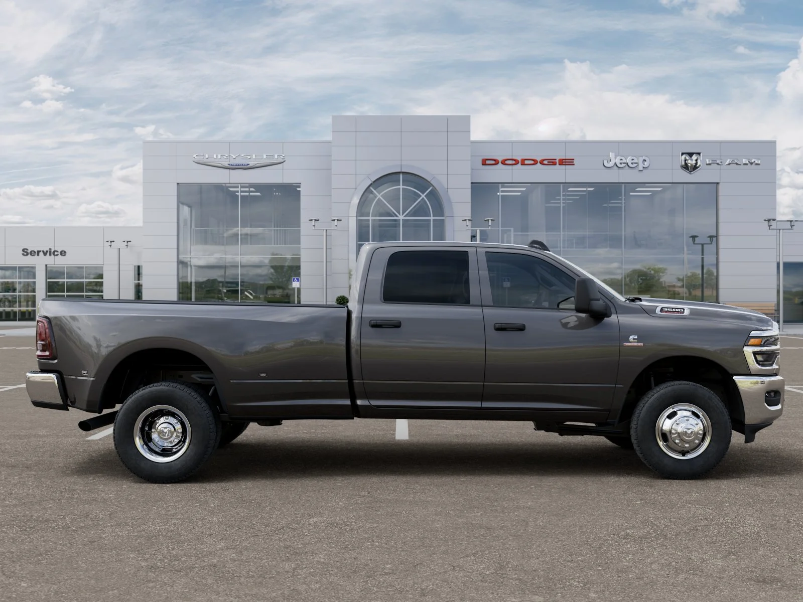 New 2026 Granite Crystal Metallic Clear-Coat Exterior Paint RAM Tradesman image 48