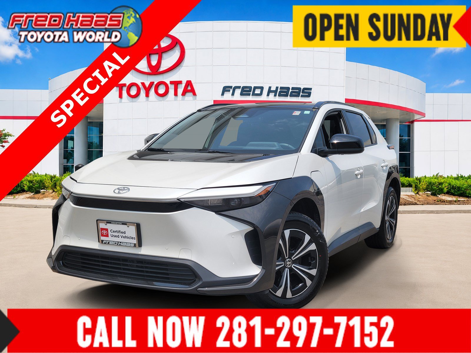 Certified Used 2024 White Toyota  image 1